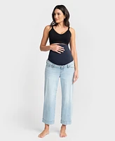 Seraphine Women's Maternity Cropped Jeans