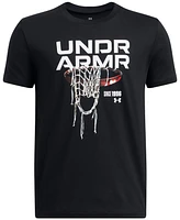 Under Armour Big Boys Hoops Net Graphic T-Shirt