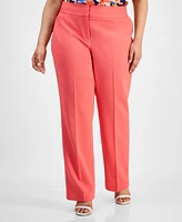 Tahari Asl Plus Bell Bottom Pants