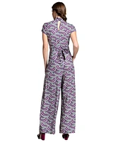 HotSquash London Women's Printed Wideleg Jumpsuit
