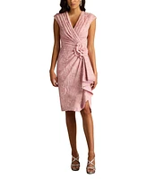 Tadashi Shoji Emery Floral Jacquard Dress