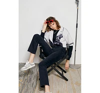 Activity Grrrl High Rise Kick Crop Jeans