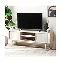 Aphra 2 Door Shelf Media Stand