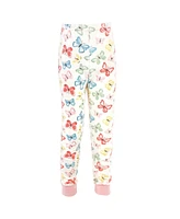 Touched by Nature Toddler Girls Organic Cotton Tight-Fit Pajama Set, Butterflies