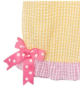 Rare Editions Baby Girls 2-Piece Bumble Bee Seersucker Dress Set