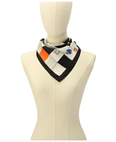 Kate Spade New York Women's Crossword Silk Bandana Scarf