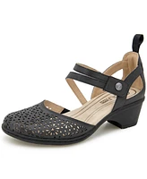 Jbu Women's Bethany Mary Jane Heel Shoe