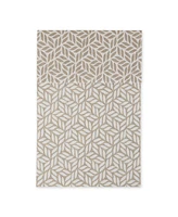 Design Imports Leaf Print Fridge Liner 6 Pack Set, 24" x 12"