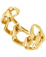 Michael Kors 14K Gold Plated Link Cuff Bracelet