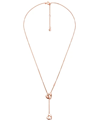Michael Kors Lariat Heart Y Necklace
