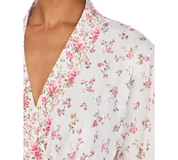 Lauren Ralph Women's Long-Sleeve Kimono Wrap Robe