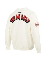 Pro Standard Men's Cream Super Bowl Lix Fleece Crewneck Sweatshirt