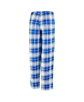 Concepts Sport Women's Royal Los Angeles Chargers Ashford Plaid Knit Pants