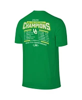 The Victory Men's Green Oregon Ducks 2024 Big Ten Football Conference Champions Undefeated Schedule T-Shirt