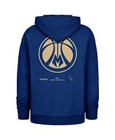 '47 Brand Men's Royal Milwaukee Bucks 2024/25 City Edition Double Crossover Foundation Pullover Hoodie