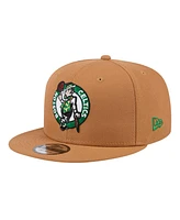 New Era Men's Tan Boston Celtics Color Pack 9FIFTY Snapback Hat