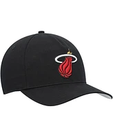 '47 Brand Men's Black Miami Heat Hitch Snapback Hat