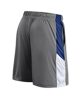 Fanatics Men's Gray Tampa Bay Lightning Primary Logo Shorts