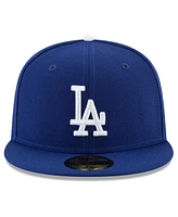 New Era Men's Royal Los Angeles Dodgers 2024 World Series Champions Side Patch 59FIFTY Fitted Hat