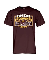 Blue 84 Men's and Women's Maroon Minnesota Golden Gophers vs. Wisconsin Badgers 2024 Paul Bunyan's Axe Score T-Shirt