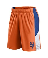 Fanatics Men's Orange New York Mets Primary Logo Shorts