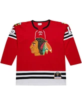 Mitchell & Ness Men's Scarlet Bobby Hull Chicago Blackhawks 1960-61 Power Play Jersey