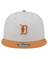 New Era Men's Khaki/Brown Detroit Tigers Color Pack Two-Tone 9FIFTY Snapback Hat