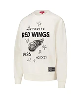 Mitchell & Ness Women's Cream Detroit Red Wings Logo 3.0 Pullover Sweatshirt