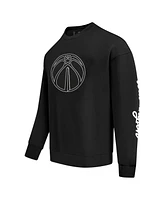 Pro Standard Men's Black Washington Wizards Paint the City Pullover Sweatshirt