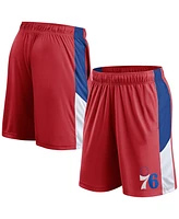 Fanatics Men's Red Philadelphia 76ers Practice Performance Shorts