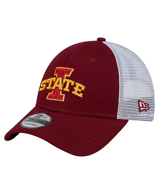 New Era Men's Cardinal Iowa State Cyclones Trucker 9FORTY Adjustable Hat