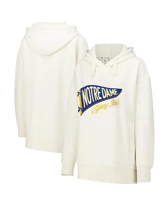 Pressbox Women's Cream Notre Dame Fighting Irish Marni Pullover Hoodie