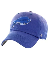 '47 Brand Men's Royal Buffalo Bills Dusted Relaxed Clean Up Adjustable Hat