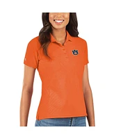 Antigua Women's Orange Auburn Tigers Legacy Pique Polo