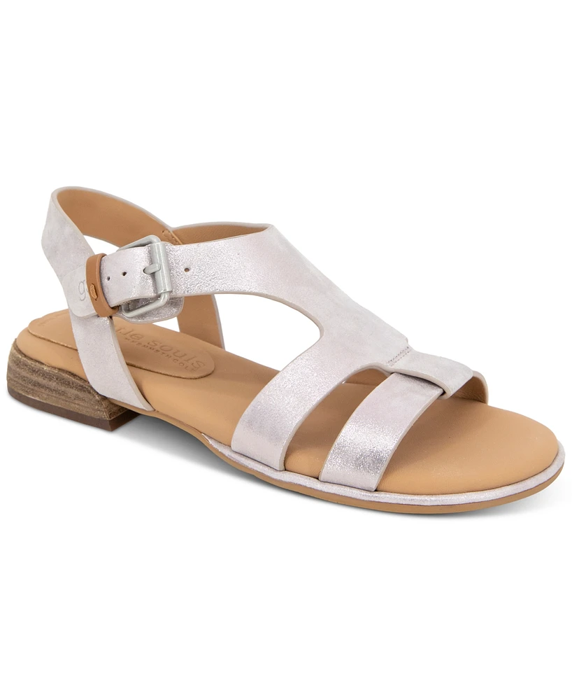 Gentle Souls Women's Haisley Flat Sandals