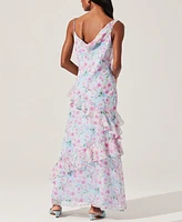 Astr the Label Women's Levina Asymmetric Maxi Dress