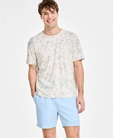 Sun + Stone Men's Regular-Fit Floral T-Shirt, Exclusively at Macy's