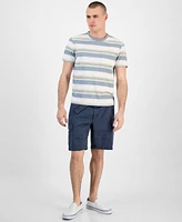 Sun + Stone Men's Regular-Fit Stripe Pocket T-Shirt, Exclusively at Macy's