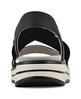 Cliffs by White Mountain Women's Hapley Athleisure Slip-On Sandals