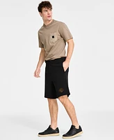 Hugo Boss Men's Cotton Relaxed 9" Pull-On Shorts