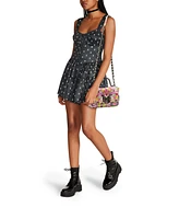 Betsey Johnson Butterfly Puffed Flap Small Crossbody Bag