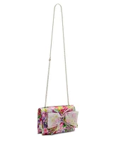 Betsey Johnson Cultured Pearl Trimmed Small Bow Crossbody Bag