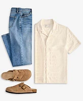Sun Stone Mens Printed Camp Shirt Slim Fit Cyprus Jeans Exclusively At Macys