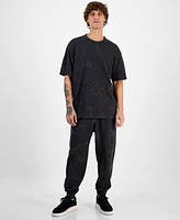 Hugo by Boss Men's Cotton Distressed Loose-Fit T-Shirt