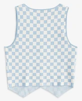 With Jules Big Girl Checkered Vest Top