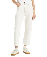 Levi's Women's High-Rise 501 Paneled Crop Cotton Jeans