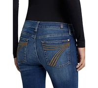 7 For All Mankind Women's Dojo Tailored Hem Flare Jeans