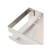 Shower Shelf 11.8"x3.9"x2.4" Brushed 304 Stainless Steel