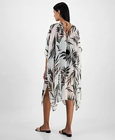 I.n.c. International Concepts Jungle-Print Open Duster Cover-Up With Shine, Exclusively at Macy's