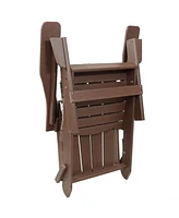 Folding All-Weather Adirondack Chair